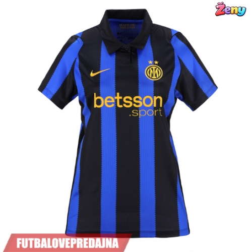 Lacne Ženy Futbalové dres Inter Milan John Stones #6 2026-27 Krátky Rukáv - Domáci
